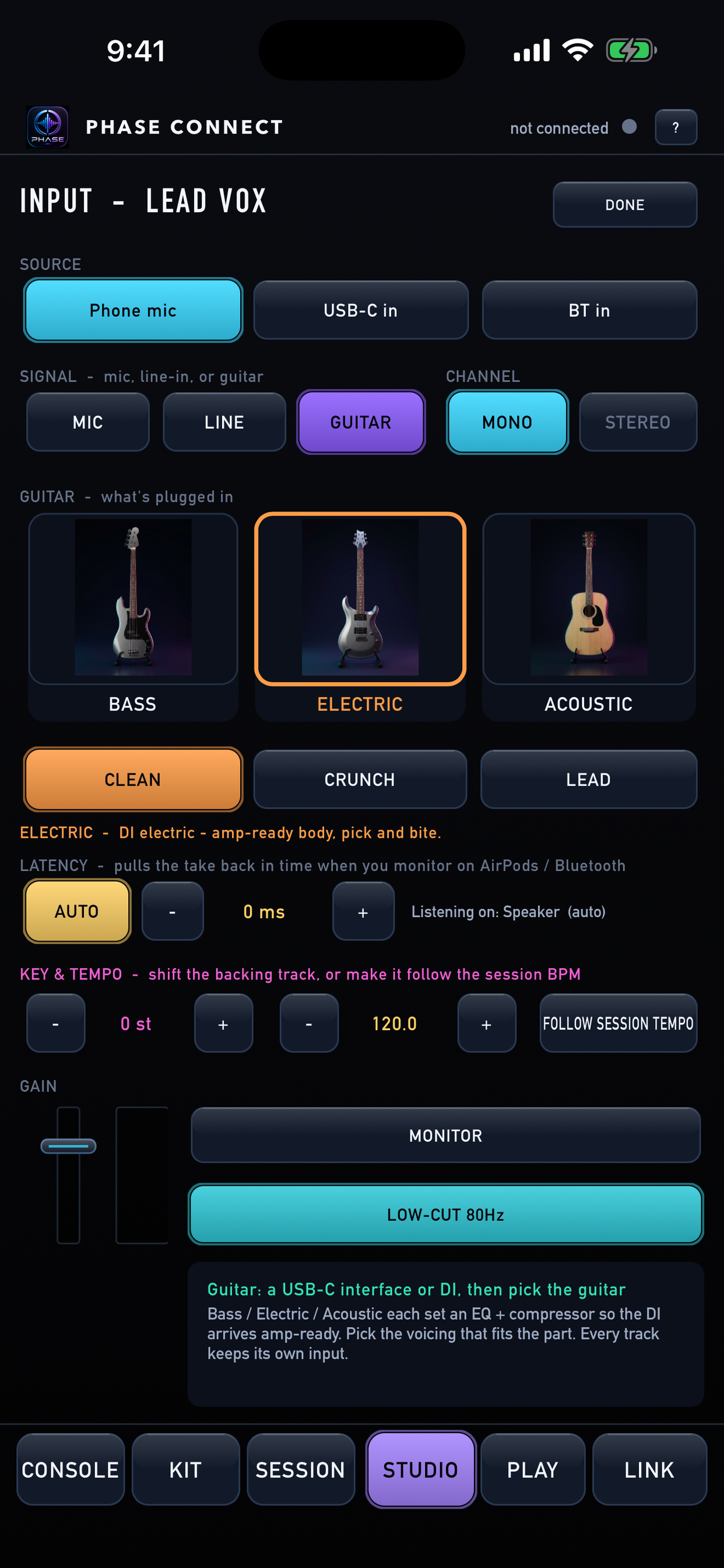 PHASE Connect screenshot 2