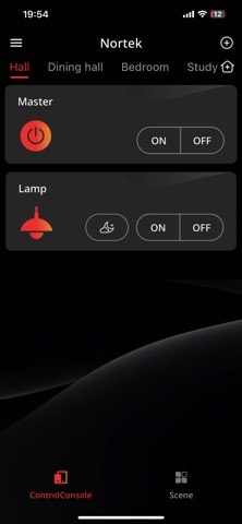 Nortek iPhone screenshot