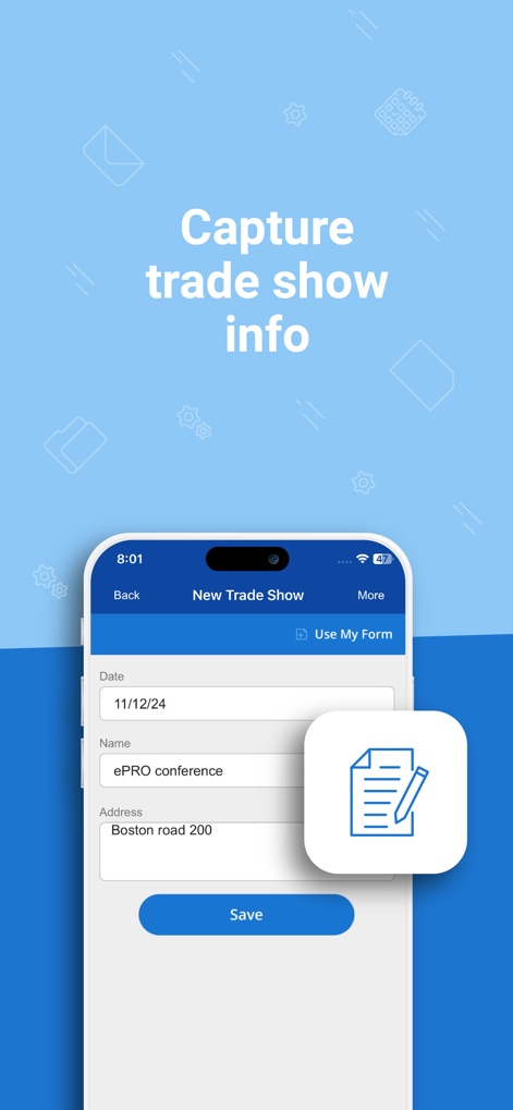 Trade Show Lead Collection App - Business App | MWM