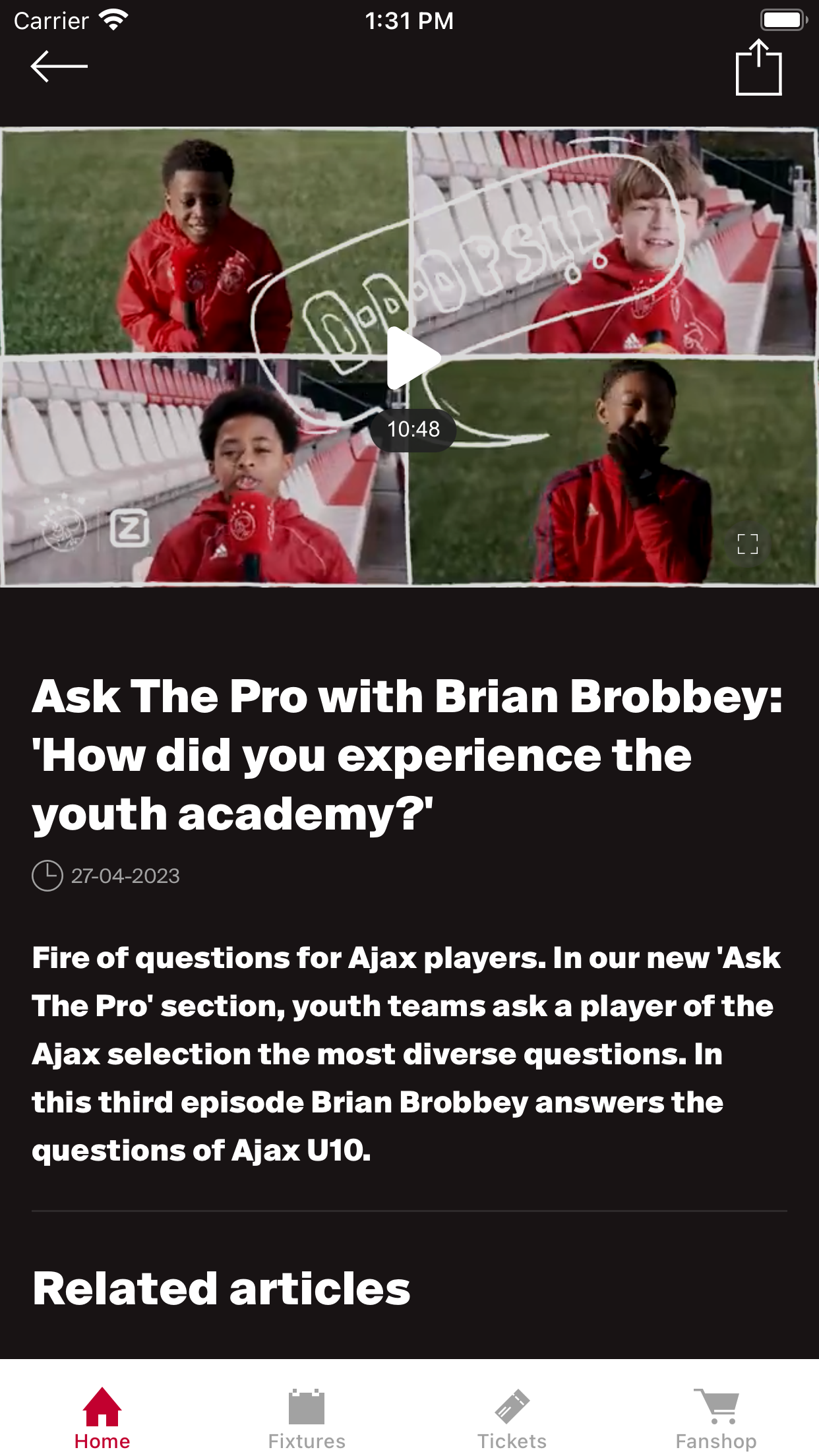 Ajax Official App