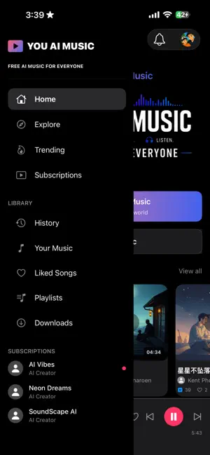 YouAI Music screenshot 1
