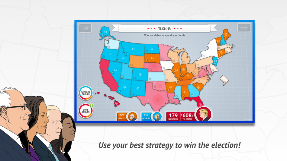#5. 270 | Two Seventy US Election (iOS) 由: Political Games, Inc