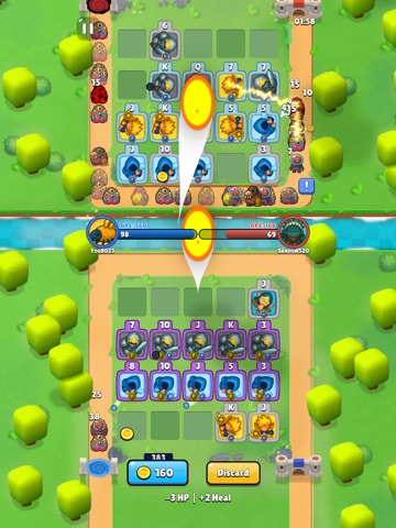 Hand of Heroes -Combo Strategy iPad screenshot