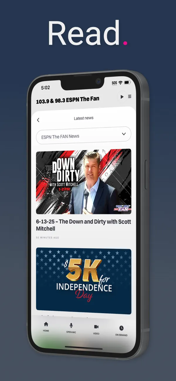 Screenshot #3 pour ESPN The Fan