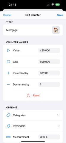 Counter App - Click Tracker Screenshot 3 of 9