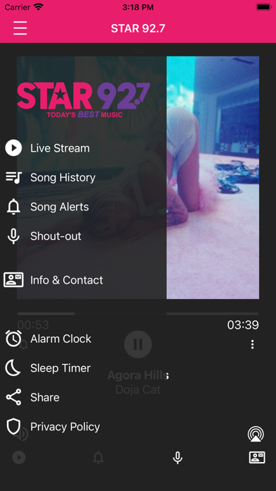 Star 92.7 Ardmore Screenshot
