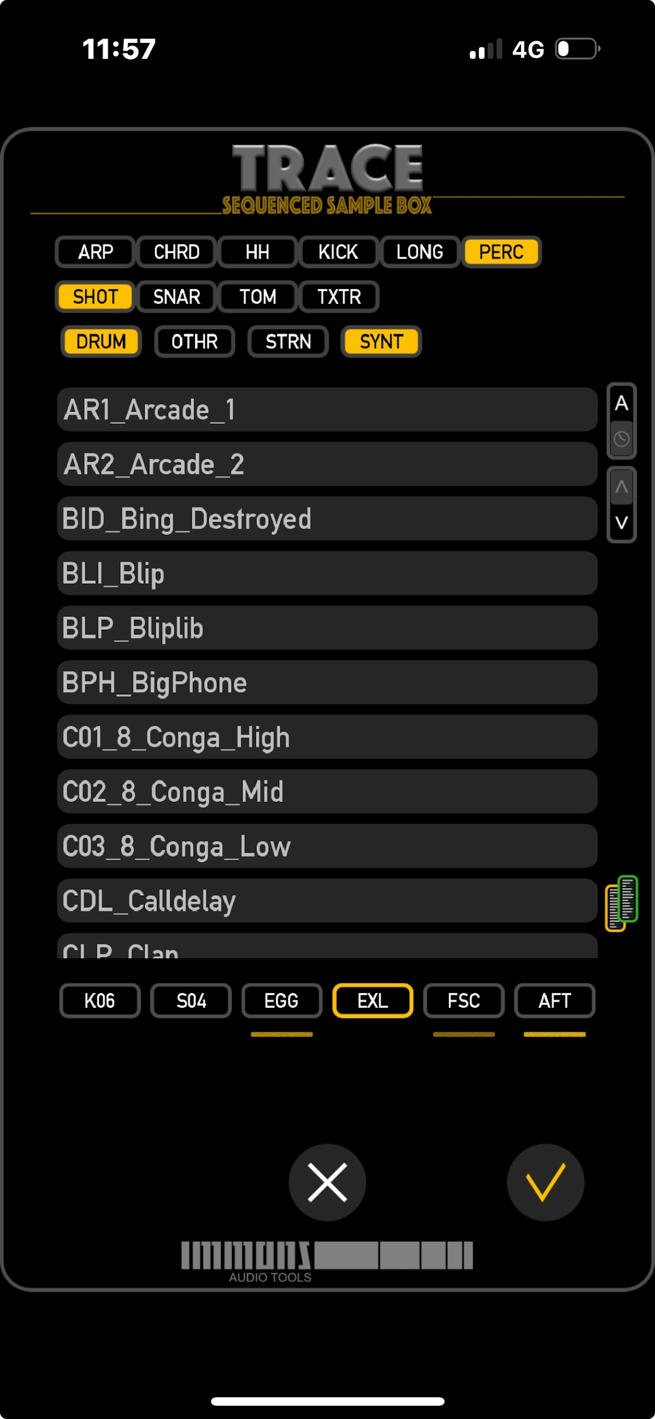 Trace Sequenced Sample Box