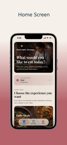 Savri - Private Chef iPhone screenshot