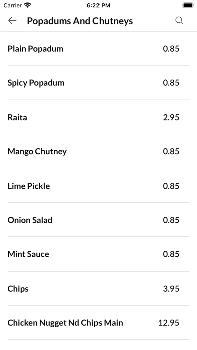 Bonoful Restaurant, Screenshot