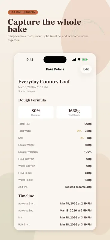 Sourdough Journal screenshot 4 of 6