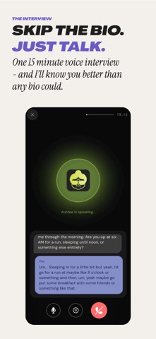 Auntee: Values-Based Dating iPhone screenshot 2