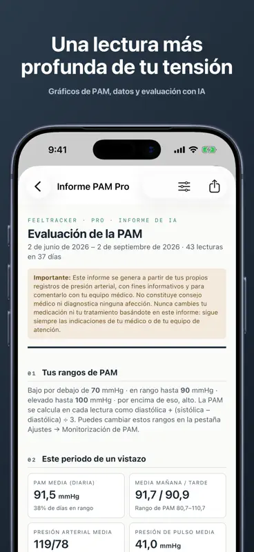 Presión Arterial y Pulso BP screenshot 8 of 9