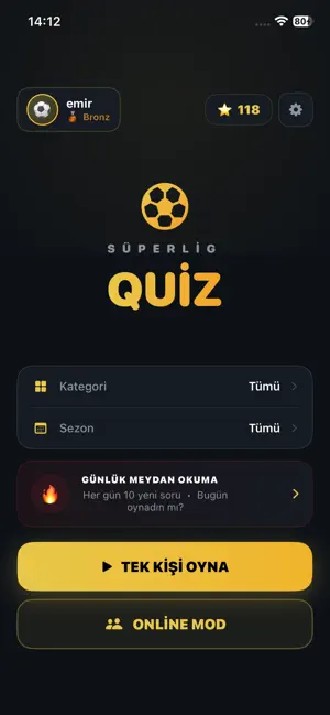 Superlig Quiz screenshot 1