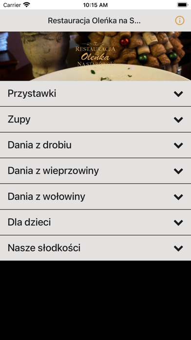 Restauracja Olenka na Starowce screenshot