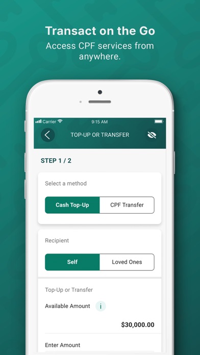 CPF Mobile Screenshot