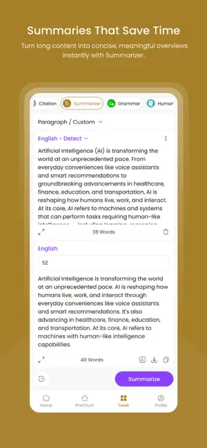 Kreativespace: AI Writing Tool screenshot 2