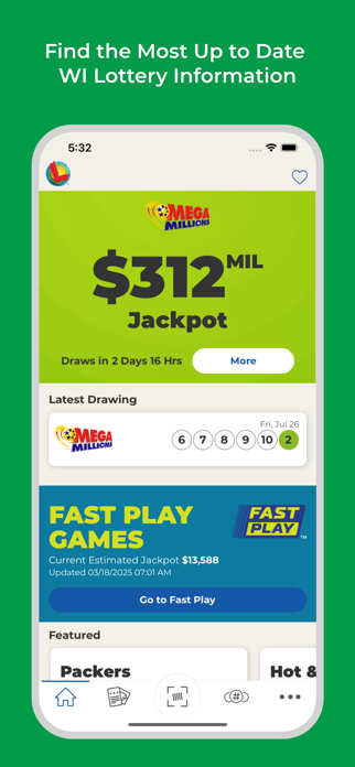 WI Lottery Screenshot 1 of 4