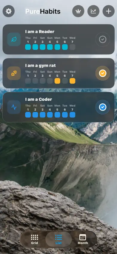 Habit Tracker - Pure Habits screenshot 2