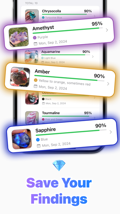 Gemstone Identifier° Gemfinder Screenshot