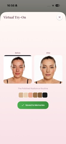 MUA - AI Makeup Artist iPhone screenshot