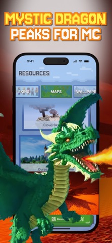 Mystic Dragon for Minecraft iPhone screenshot