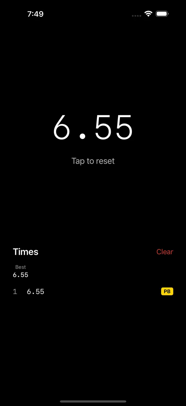 #2. Cube-Timer (iOS) Ved: Min O Jeon