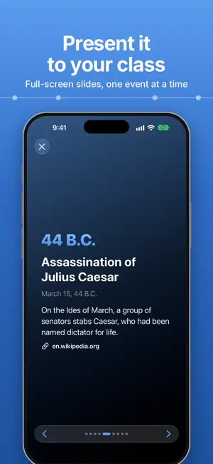 ExplainTime EDU - Timeline screenshot 2
