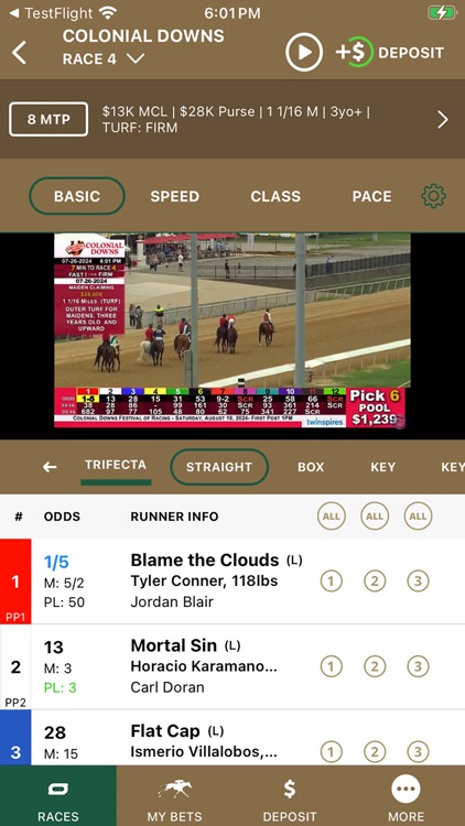 Keeneland Select Wagering