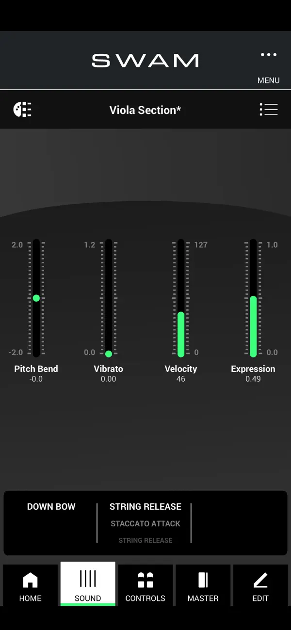 Screenshot #2 pour SWAM Viola Section