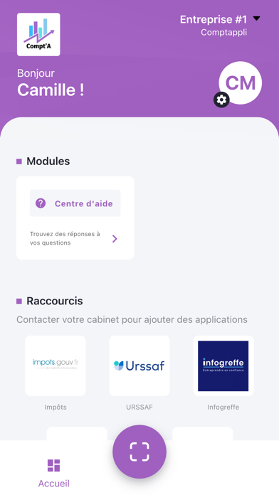 Comptappli screenshot