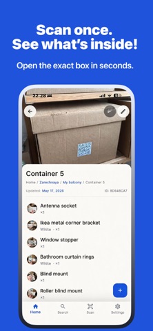 Spacy: Home Inventory & QR screenshot