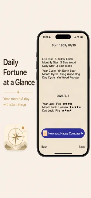 Nine Star Ki Feng Shui Compass screenshot 4