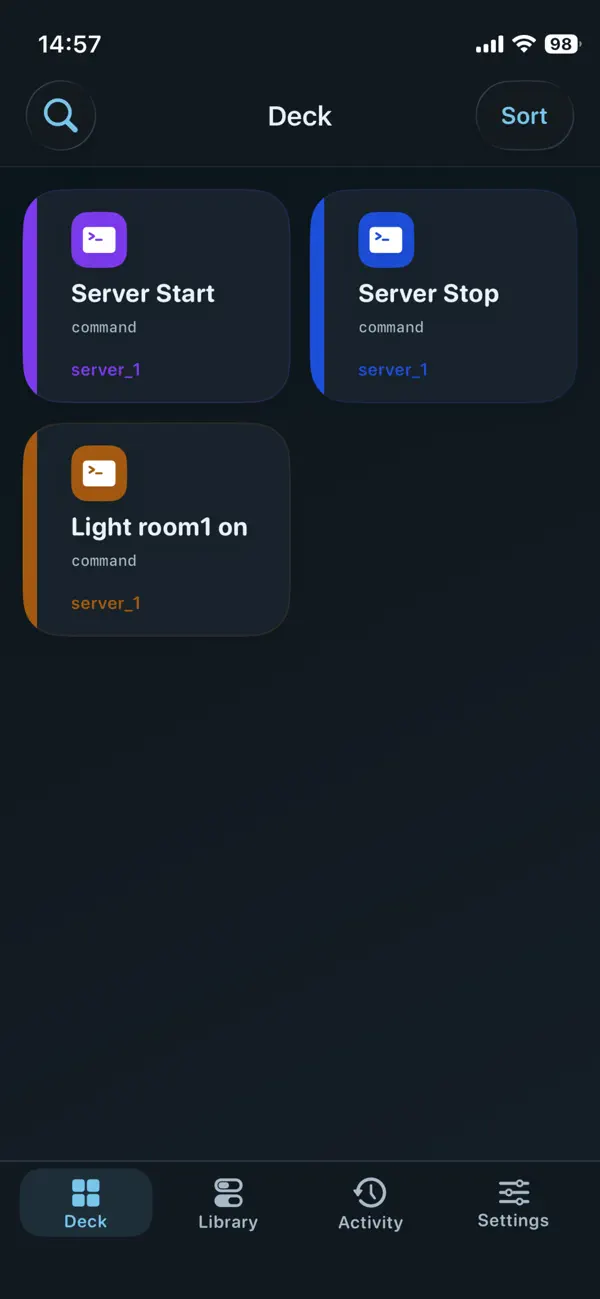 #1. SSHButton (iOS) Ved: Dennis-Michael Kern