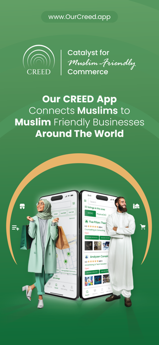 CREED Muslim Commerce Platform Screenshot 1 of 9