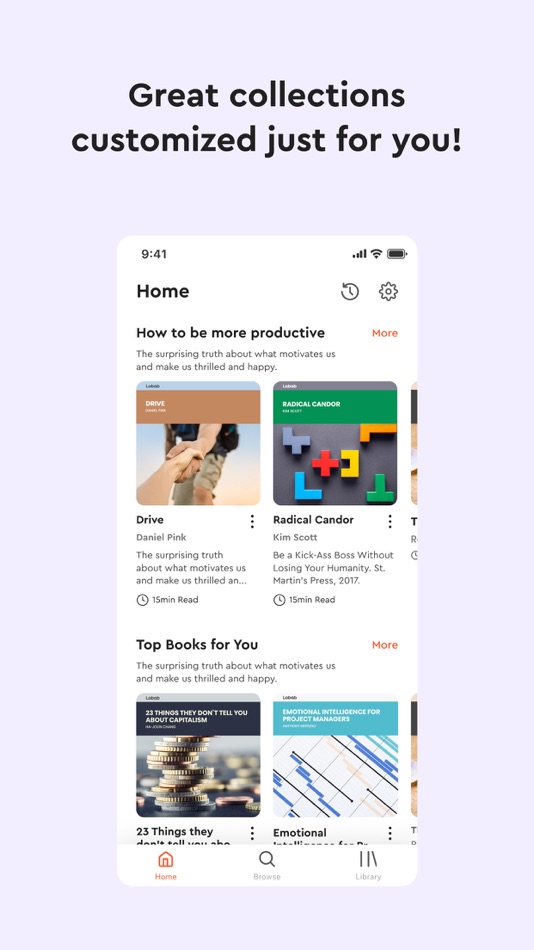 #5. Lobab: Book Summaries, Library (iOS) 由: Vision First LLC