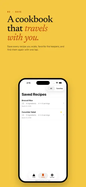 RecipeScaler: Scale Any Recipe screenshot 3