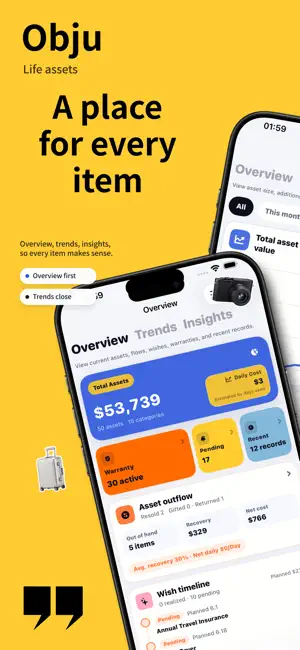 ObjU - Item Organizer screenshot 1