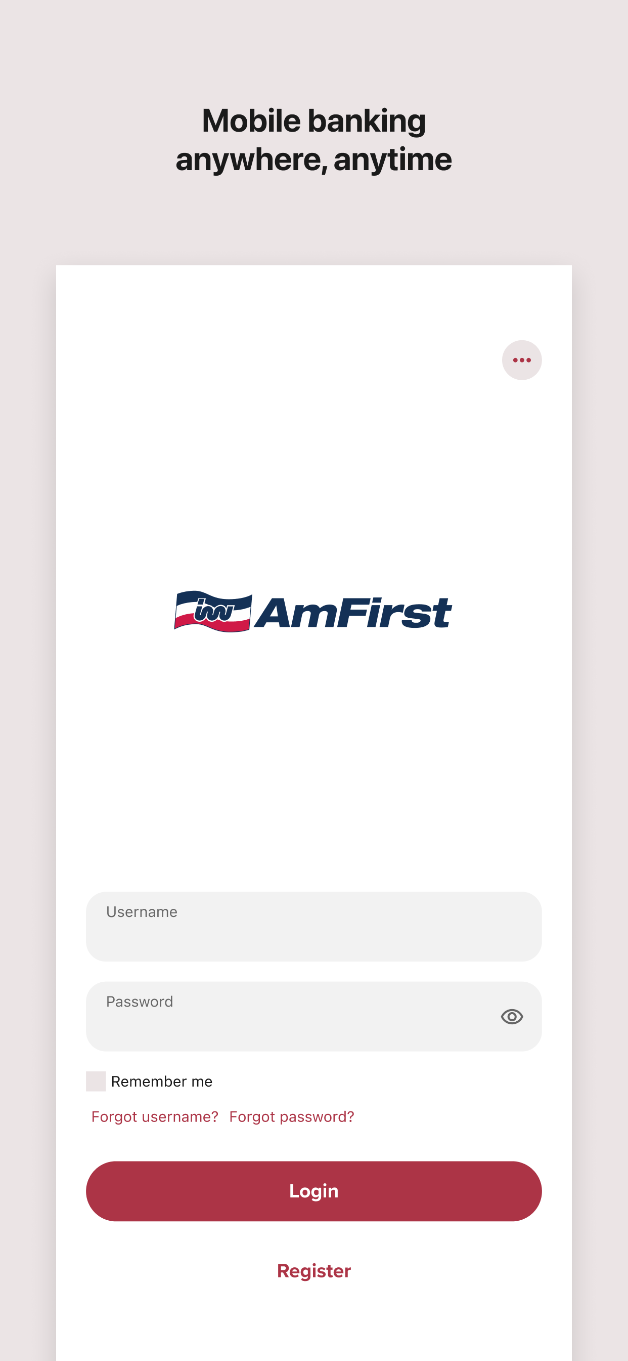 AmFirst Digital Banking