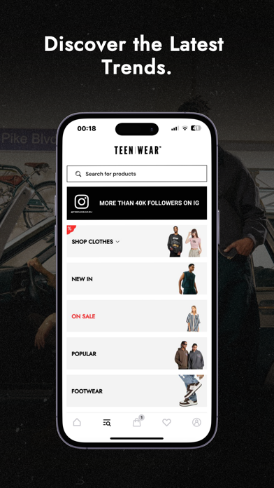 TEENWEAR - Shop Streetwear Screenshot