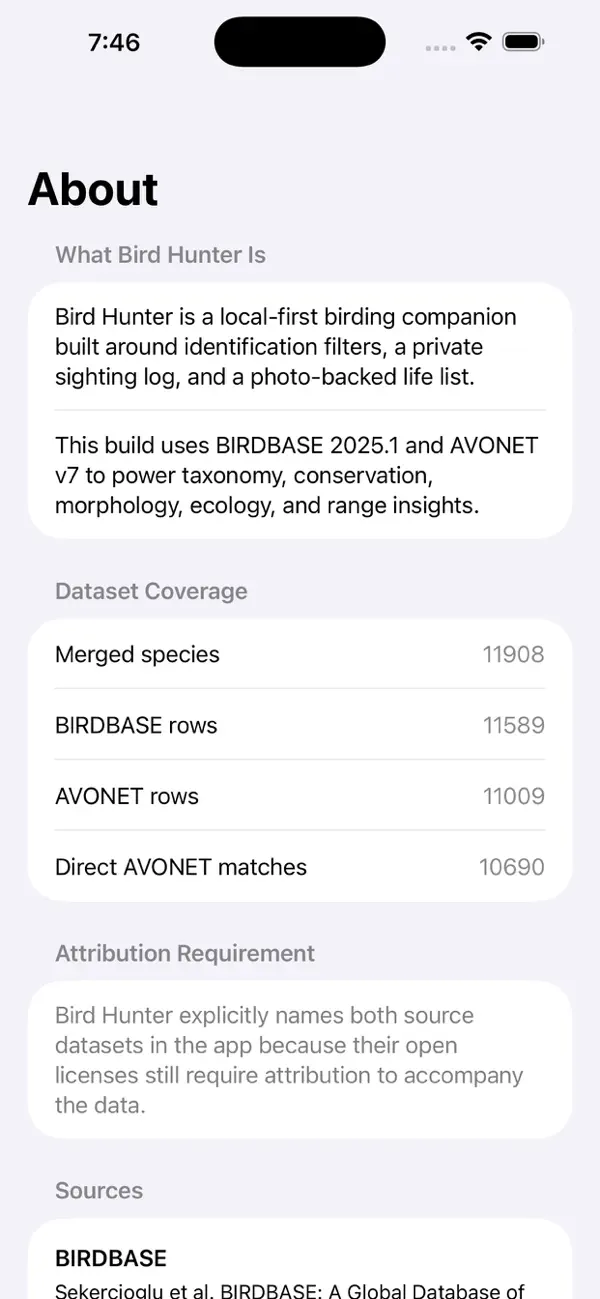 Screenshot #1 pour Bird Hunter App