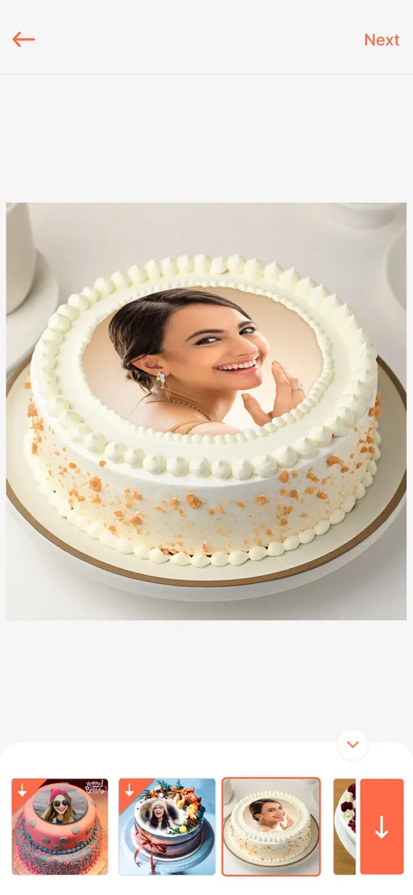 Screenshot #2 pour Birthday Photo Frame & Editor