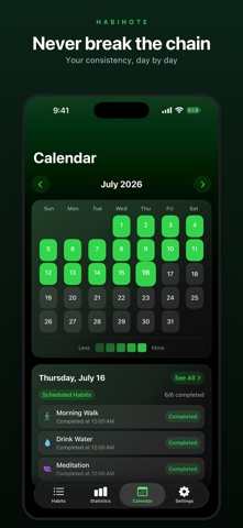 Habit Tracker - Habinote Screenshot 5 of 8