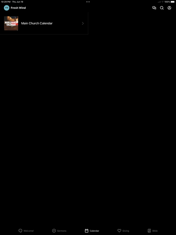 Fresh Wind Christian Community iPad screenshot 3 - Education app