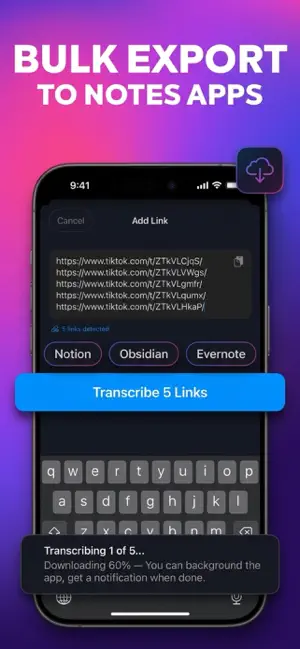 ReSerch: Transcribe Video screenshot 3