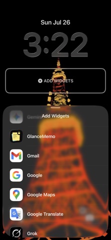 GlanceMemo iPhone screenshot