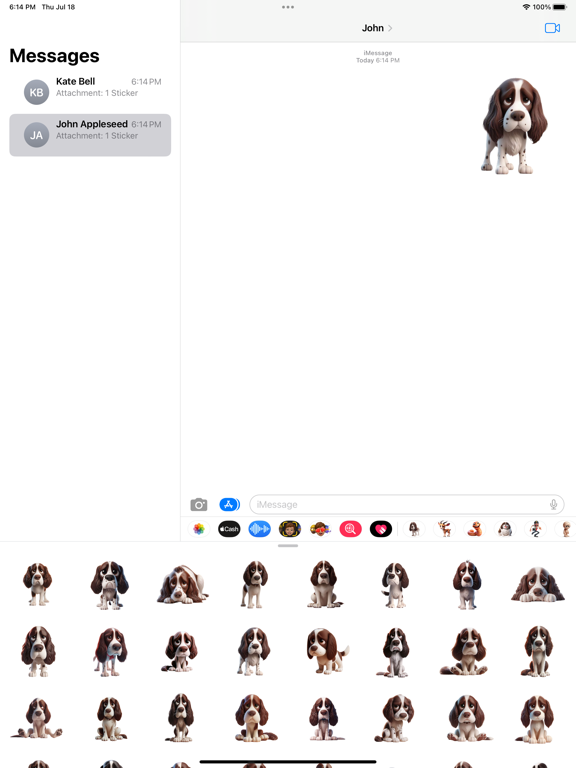 Screenshot #4 pour Sad Springer Spaniel Stickers