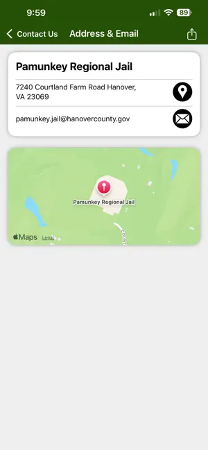 Pamunkey Regional Jail, VA screenshot 2
