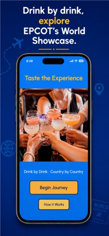 Around the World in 11 Drinks app screenshot