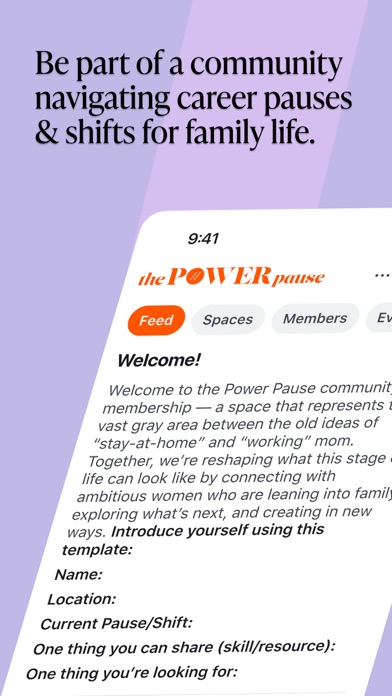 The Power Pause iPhone screenshot 1 - Social Networking app