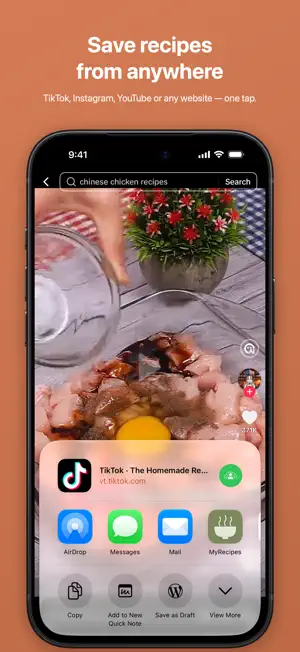 MyRecipes: Recipe Keeper screenshot 2
